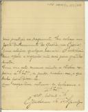 Carta de Guilherme Lopes de Azevedo para Sidónio Pais