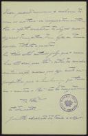 Carta de Jacinto Machado de Faria e Maia para Teófilo Braga