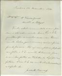 Carta de José de Matos Braamcamp para Manuel Teixeira Gomes