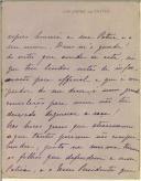 Carta de Maria de Melo para Sidónio Pais