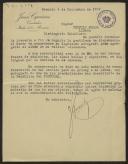 Carta de Juan Cipriano a Teófilo Braga