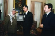 Visita de Yasser Arafat