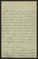Carta de Maria dos Prazeres a Teófilo Braga