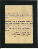 Declaração de Francisco da Silva Rijo 