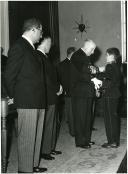 Fotografia de Américo Tomás na abertura do ano letivo do Colégio Militar