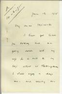 Carta de Eyre A. Crowe para Manuel Teixeira Gomes