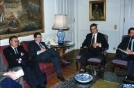 Visita de Enrique Barón Crespo a Portugal