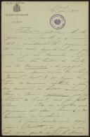 Carta de Carlos de Melo para Teófilo Braga