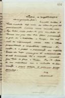 Cópia de carta de Manuel Teixeira Gomes para José Teixeira Gomes