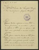 Carta de M. Azevedo N. a Teófilo Braga