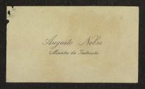 Cartão de visita de Augusto Nobre