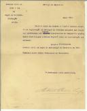 Ofício de António Libério Lopes para Sidónio Pais