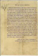 Carta de Manuel Pedro de Abreu para Sidónio Pais