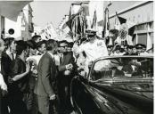 Fotografia de Américo Tomás por ocasião da visita oficial efetuada ao Algarve, de 10 a 14 de julho de 1965