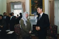 Visita de Yasser Arafat