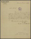 Ofício de José Maria Alves Torga para Teófilo Braga
