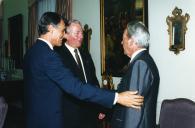 Visita de Jacques Santer a Portugal