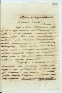 Cópia de carta de Manuel Teixeira Gomes 