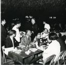 Fotografia de Américo Tomás por ocasião de um evento, onde foi oferecido um jantar e também, durante o qual, atuaram vários grupos de Ranchos Folclóricos