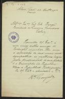 Carta de M. Goujala a Teófilo Braga