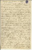 Carta de Teófilo Braga para Maria do Carmo Xavier de Barros Leite