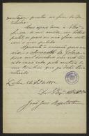 Carta de João José Baptista a Teófilo Braga