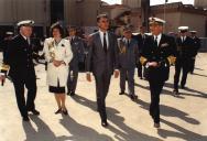 "Cerimónia da entrega do estandarte nacional ao N. P. R. ""Vasco da Gama"""