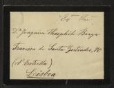 Carta de Manuel de Arriaga a Teófilo Braga
