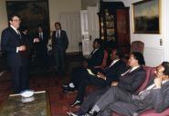 Visita dos membros das delegações do Governo angolano e da UNITA para a paz em Angola