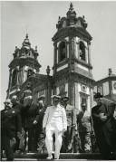 Fotografia de Américo Tomás no Santuário do Bom Jesus de Braga