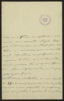 Carta de António Garcia Ribeiro de Vasconcelos a Teófilo Braga