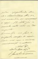 Carta de J. Gonçalves Teixeira para Manuel Teixeira Gomes