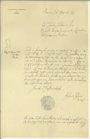 Ofício de António Patrício para Sidónio Pais
