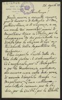 Carta de Giuseppe Leti a Teófilo Braga