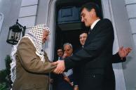 Visita de Yasser Arafat