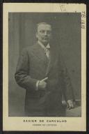 Bilhete-postal de Xavier de Carvalho a Teófilo Braga