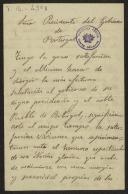 Carta de Manuel Garamillo a Teófilo Braga