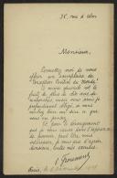 Carta de P. Groument a Teófilo Braga