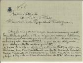 Carta de Alfonso Giraldes de Borbon para Sidónio Pais