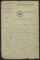 Carta de Óscar de Araújo a Teófilo Braga