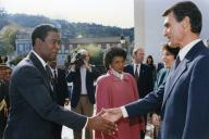 Visita do Presidente da República de Cabo Verde António Mascarenhas Monteiro a Portugal