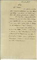 Apontamento de Manuel Teixeira Gomes