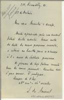 Carta de S. do Amaral para Manuel Teixeira Gomes