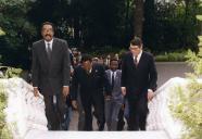 Visita dos membros das delegações do Governo angolano e da UNITA para a paz em Angola
