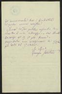 Carta de Francesco Sabatini a Teófilo Braga