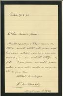 Carta de A. Freire de Andrade para Manuel Teixeira Gomes