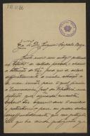 Carta de R. Abrantes a Teófilo Braga