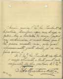Carta de Tito Martins Filho para Sidónio Pais