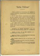 Cartas políticas