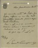 Carta de Eusébio Tamagnini para Sidónio Pais